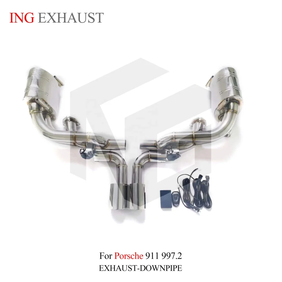 BNB Titaniumz High-Flow Valvetronic Cat-Back Exhaust for Porsche 911 997.2