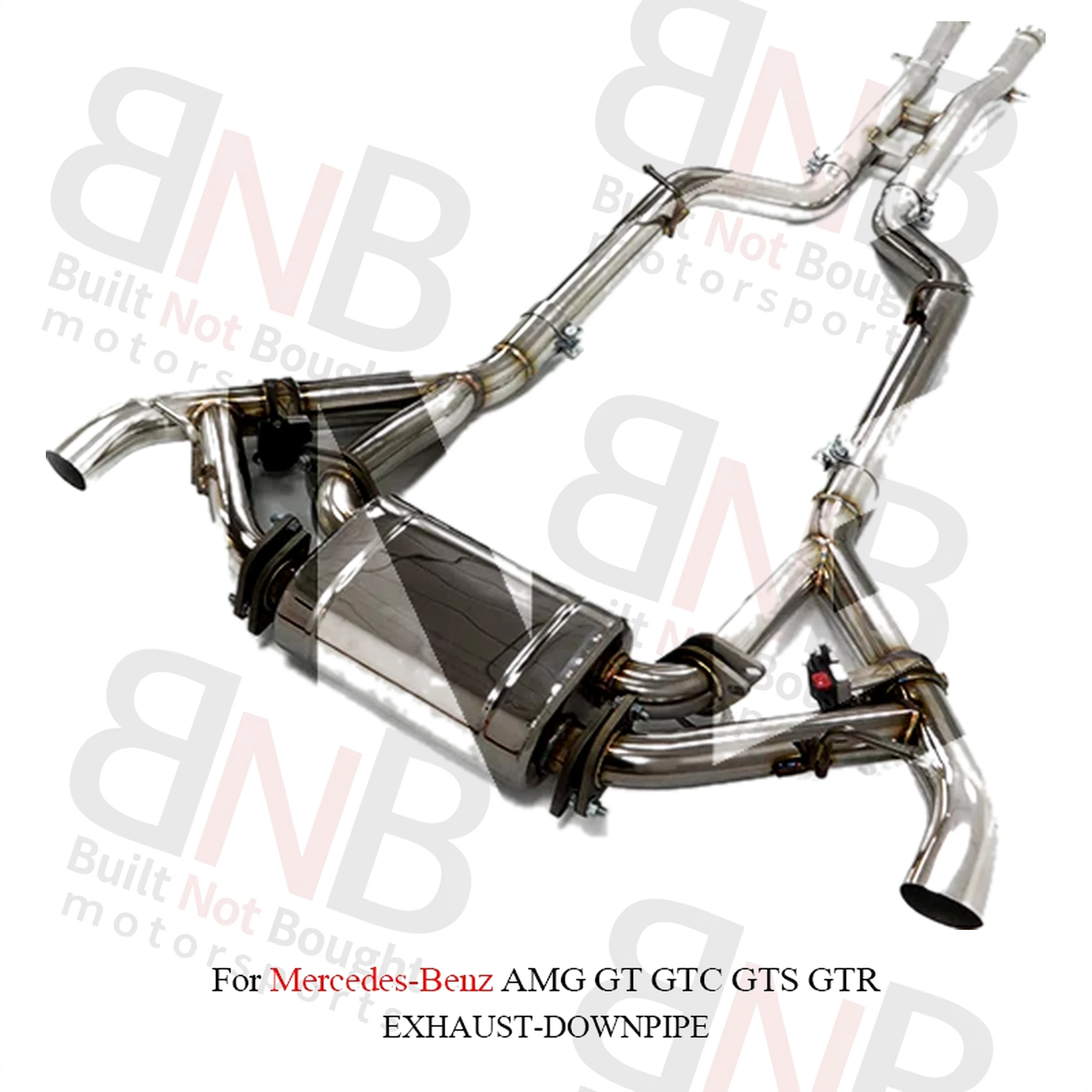 BNB Titaniumz Stainless Steel Valvetronic Catback Exhaust for Mercedes AMG GT