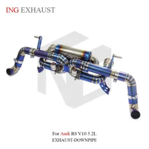 BNB Titaniumz Exhaust Catback For Audi R8 V10 5.2L With Valve Muffler