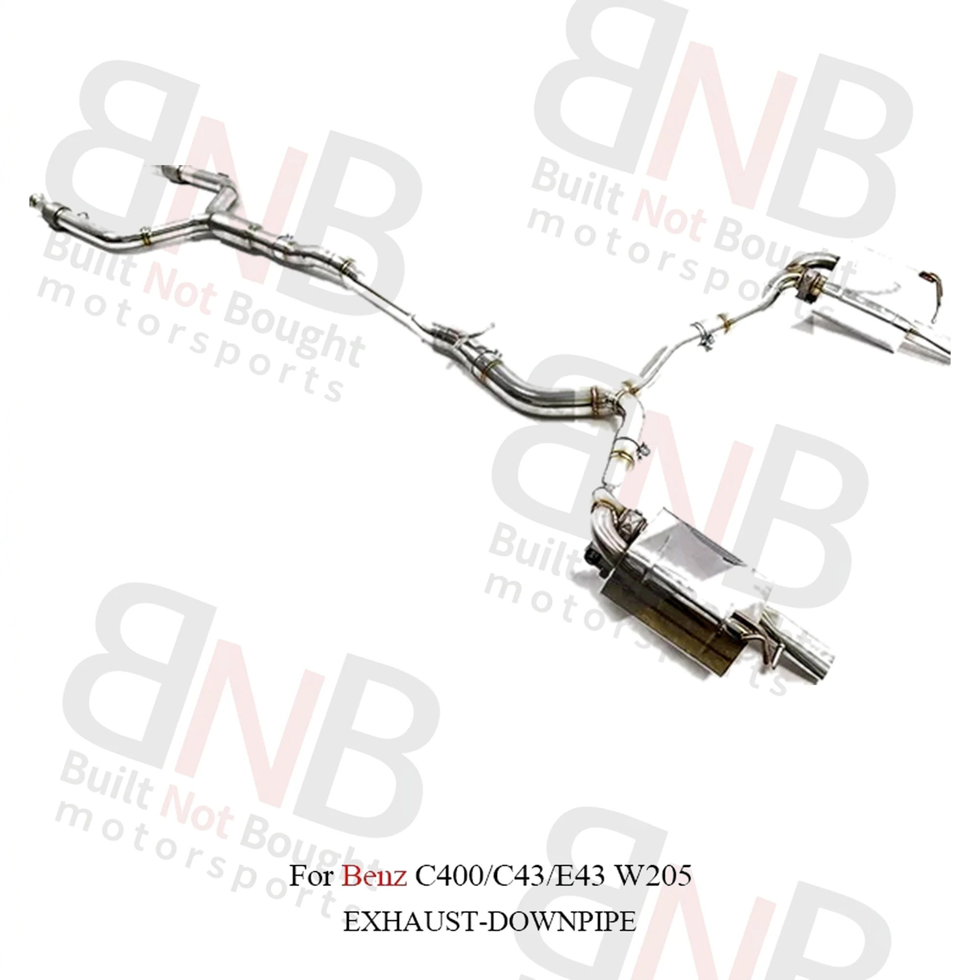 ING for 2017+ Benz AMG C43 E43 E400 3.0T Stainless Steel 304 Catback Exhaust Valve Valve Exhaust with Remote Control