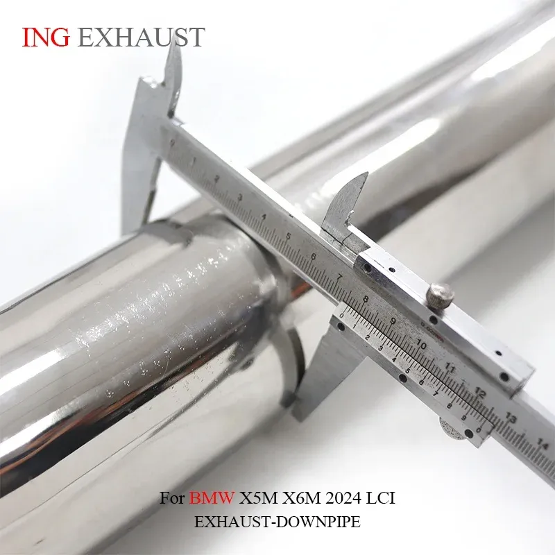 BNB Stainless Steel Exhaust Downpipe for BMW X5M/X6M 2024 4.4T S63 V8