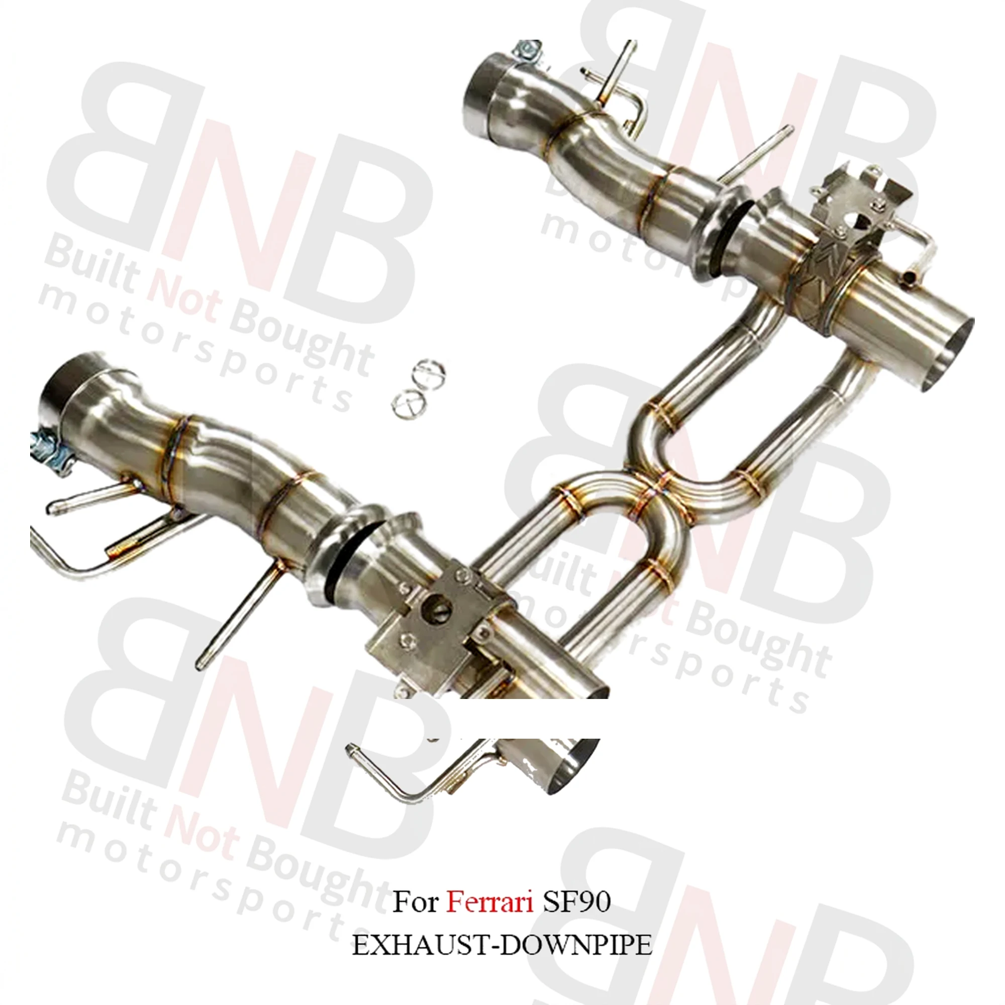 BNB Titaniumz Stainless Steel Exhaust Catback for Ferrari SF90 120x60x30cm Steel