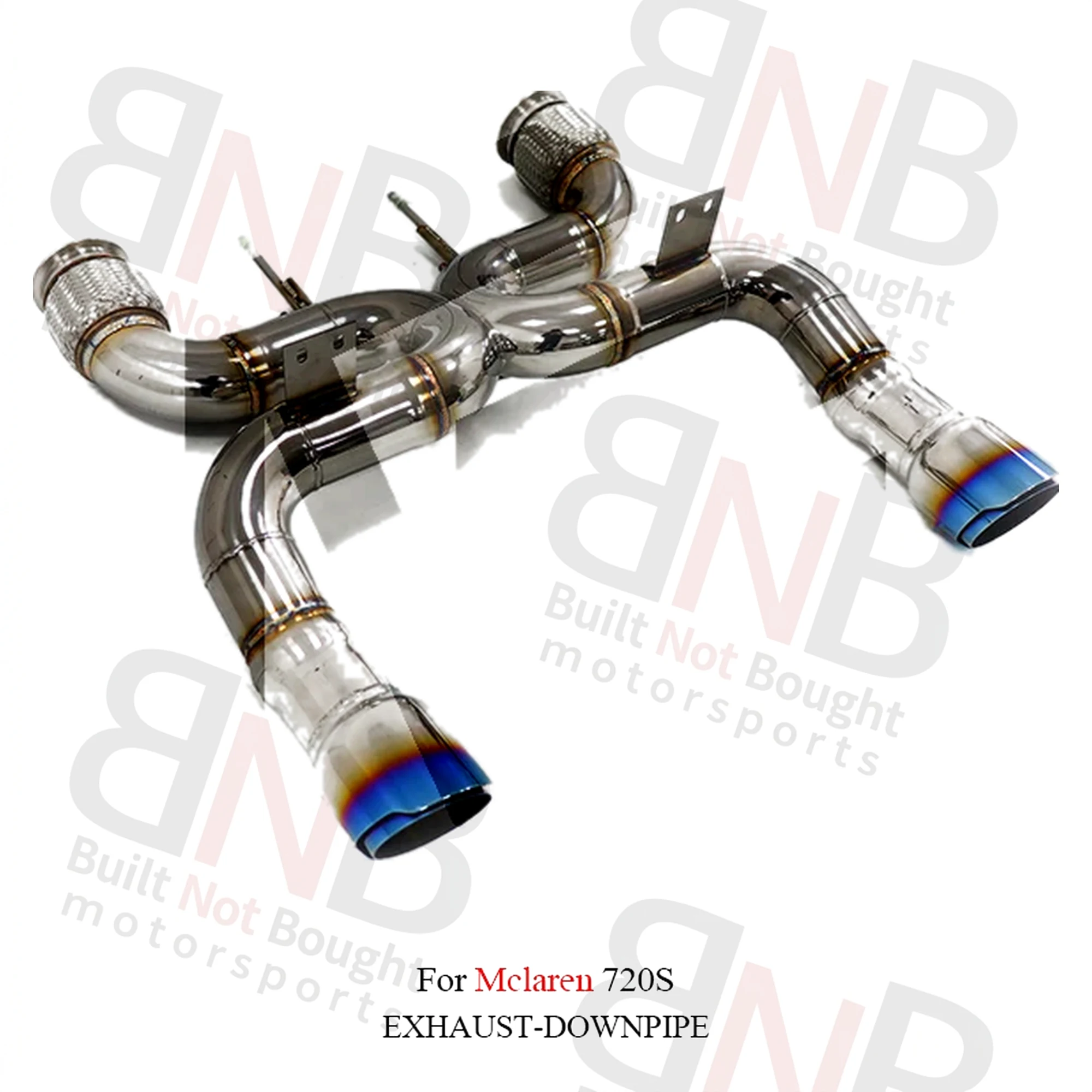 BNB Titaniumz Straight Pipe Catback Exhaust System for McLaren 720S