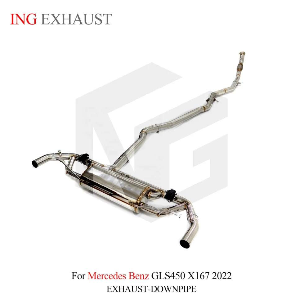 BNB Titaniumz Mercedes-Benz GLS450 X167 Catback Exhaust Valved Muffler