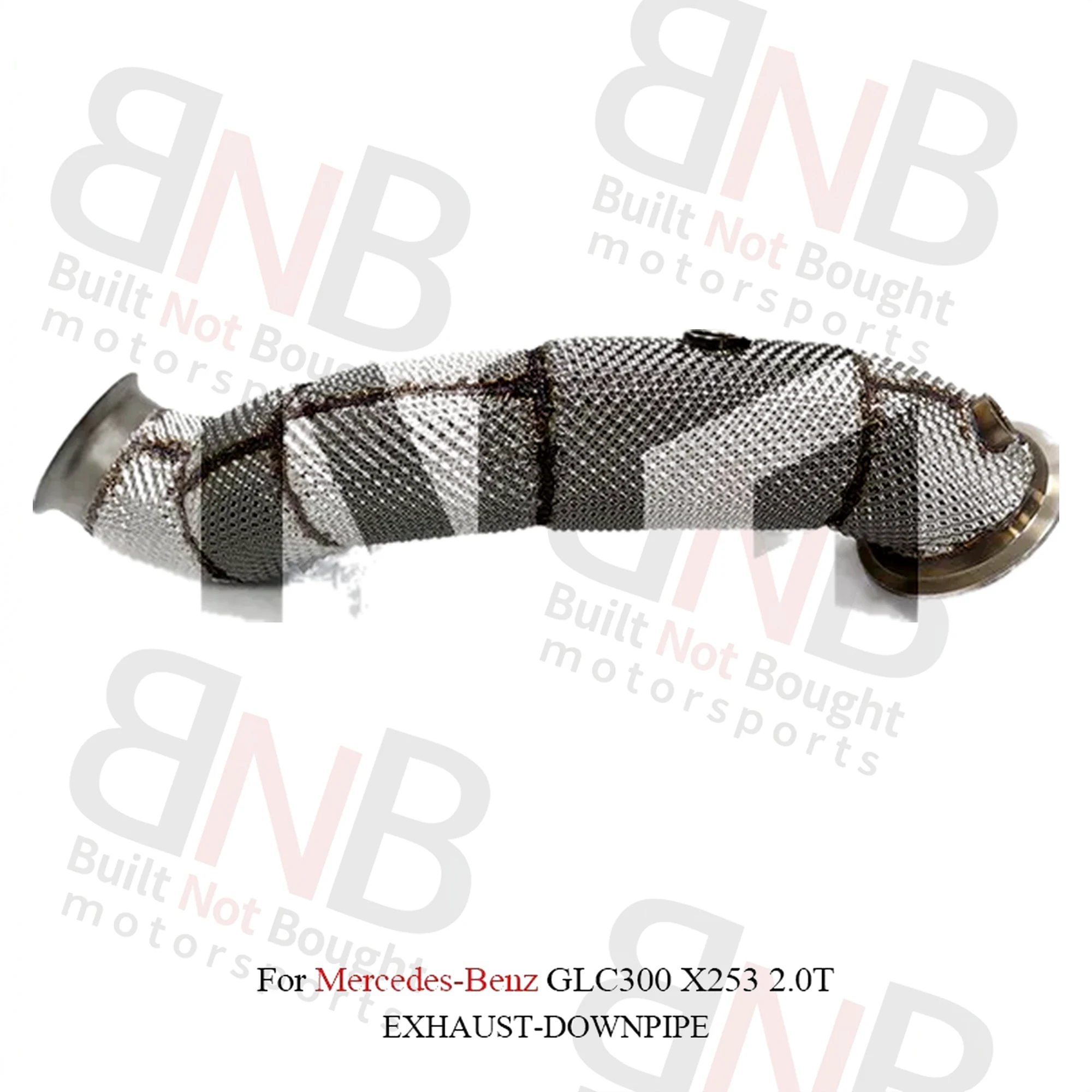BNB Stainless Steel Downpipe With Heat Shield for Mercedes-Benz GLC300 2.0T