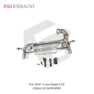 BNB Titaniumz Valvetronic Exhaust Bolt-On Lotus Emira 2.0T 120x60x30cm Slivery