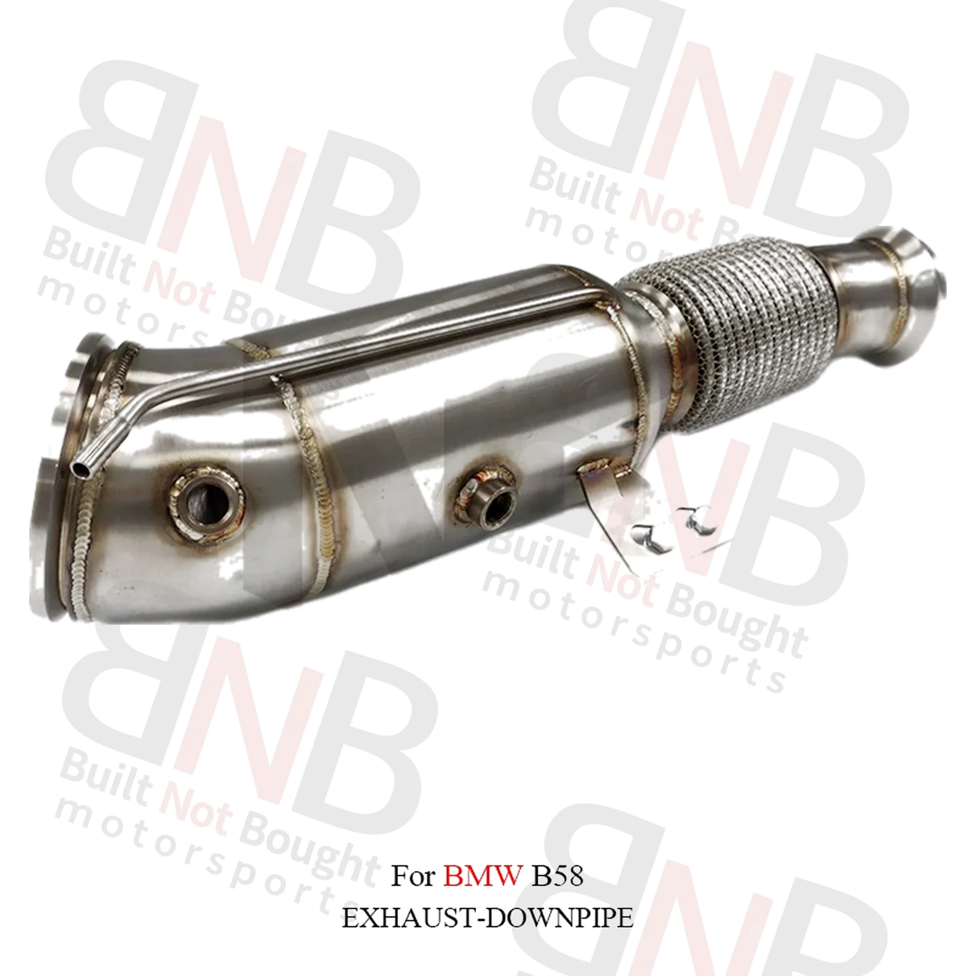 BNB Titaniumz Stainless Steel Downpipe for BMW B58 1.5mm Silvery