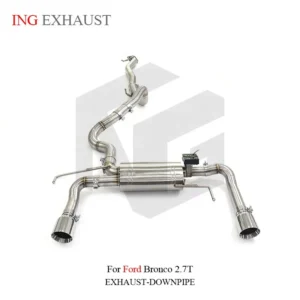 BNB Titaniumz SS304 Catback Exhaust Ford Bronco 2.7T Valvetronic