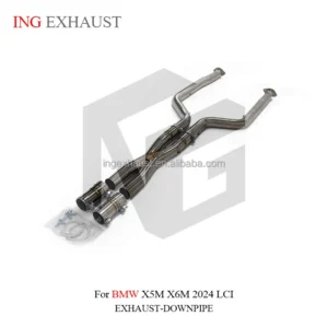 BNB Titaniumz High Performance Mid Pipe for BMW X5M/X6M 4.4T S63 V8 Stainless Steel