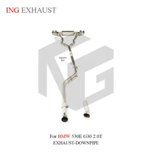 BNB Titaniumz Valvetronic Catback Exhaust for BMW 530E G30 2.0T Stainless Steel