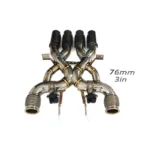 BNB 765LT for McLaren Stainless Steel Exhaust Pipe Silver
