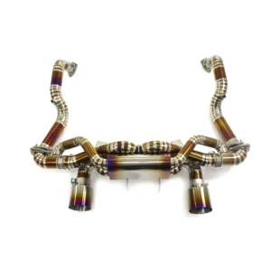 BNB GT4 Titanium Exhaust System Golden for Porsche 718 GT4 RS 4.0L
