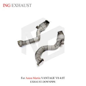 BNB Titaniumz Stainless Steel Valvetronic Exhaust Downpipe for Aston Martin Vantage V8 4.0T