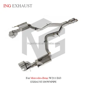 BNB Titaniumz Catback Exhaust 304 Stainless Steel Mercedes E63 W211 6.2L
