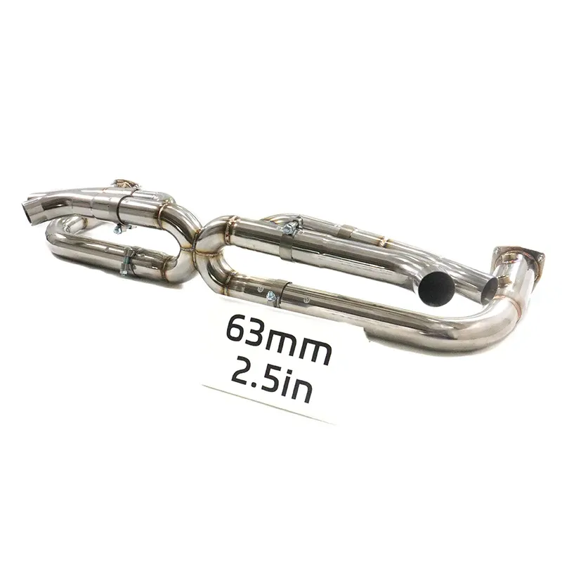 BNB Titaniumz Stainless Catback Exhaust Porsche 911 991.2 Turbo 120x50x40