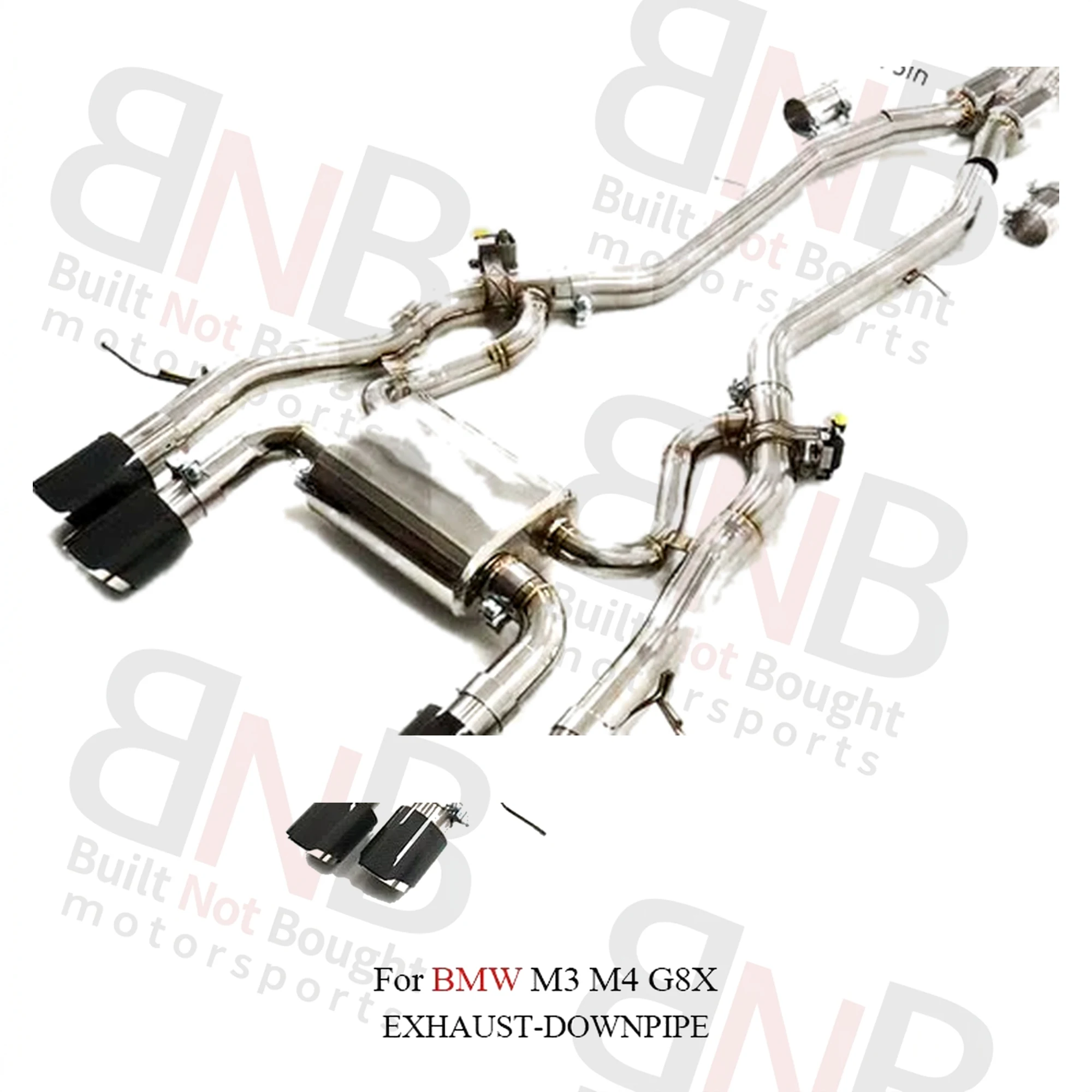 BNB Titaniumz Stainless Steel Valve Catback for BMW M3 M4 G8X