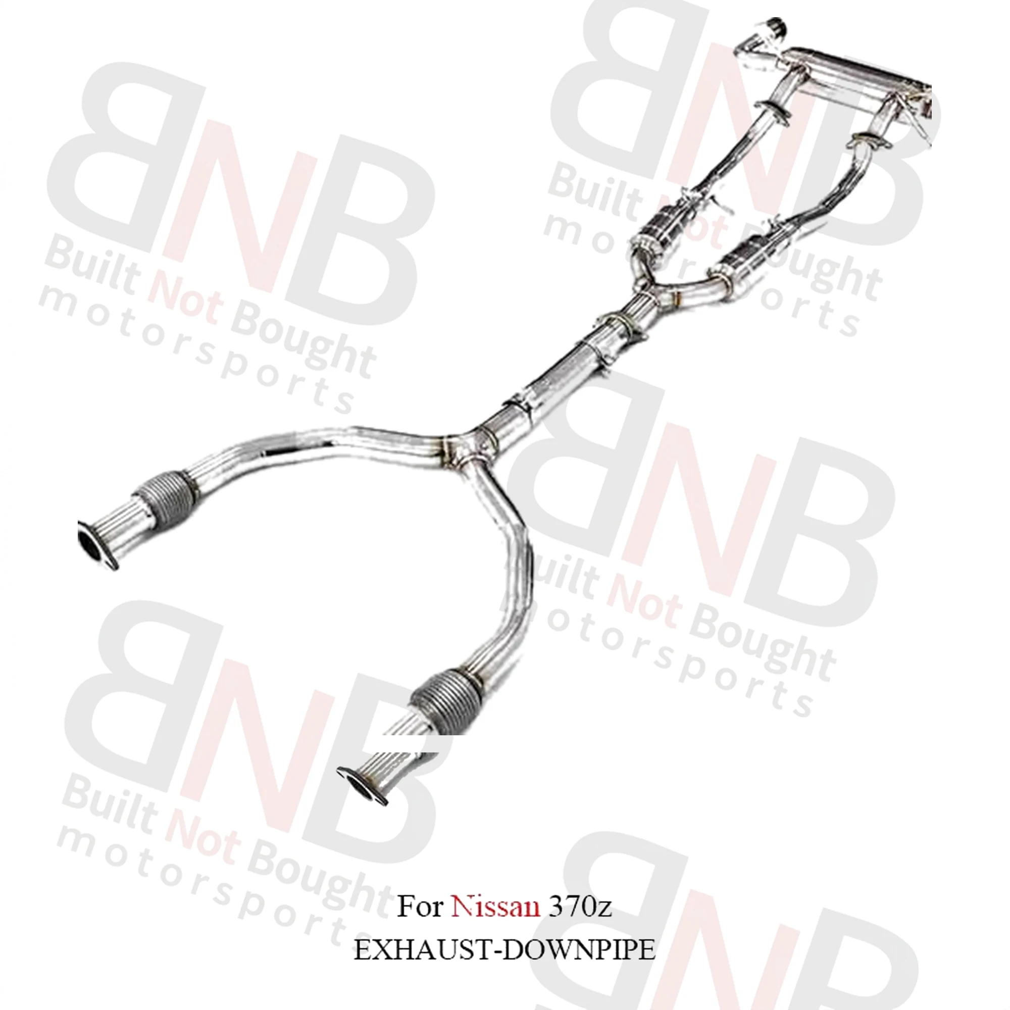 BNB Titaniumz 3.5 SS304 Catback Exhaust Pipe Nissan 350Z/370Z 2003-2006