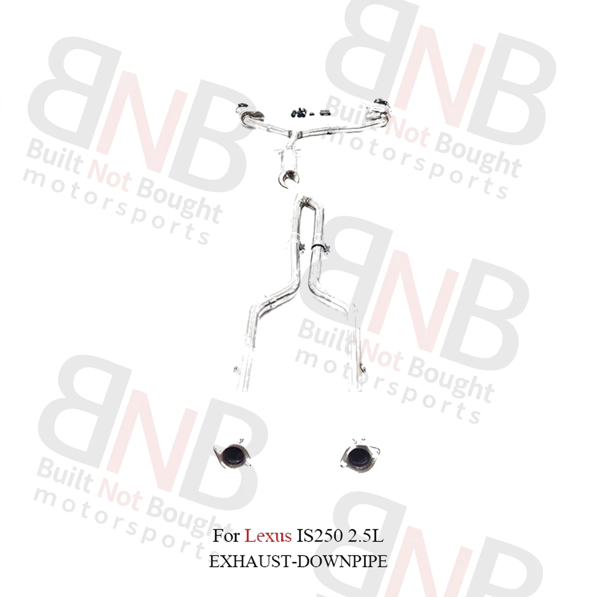 BNB Titaniumz Stainless Steel Catback Exhaust With Valve for Lexus IS250 2.5L