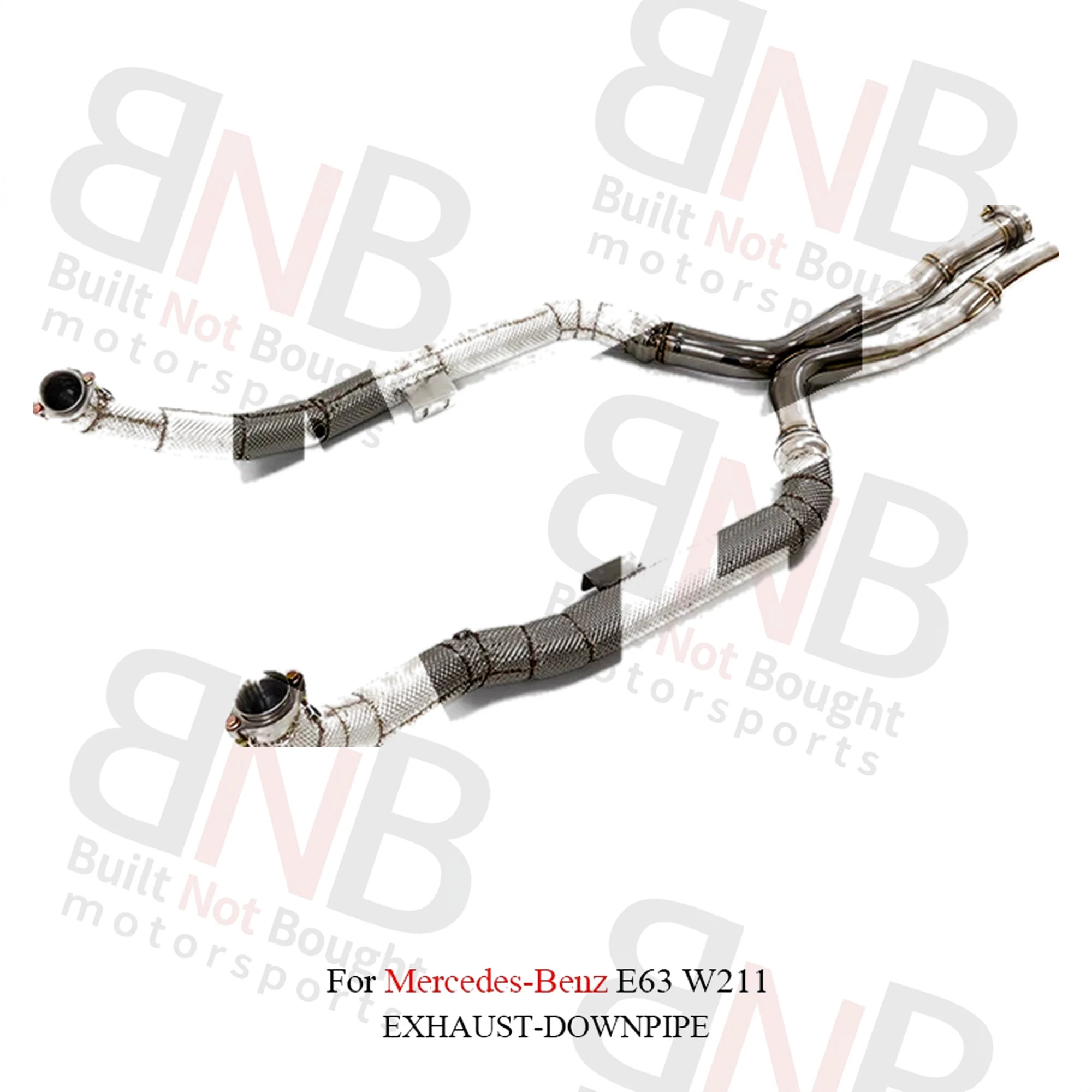 BNB Mercedes Benz E63 W211 Stainless Steel Exhaust Downpipe Straight Pipe