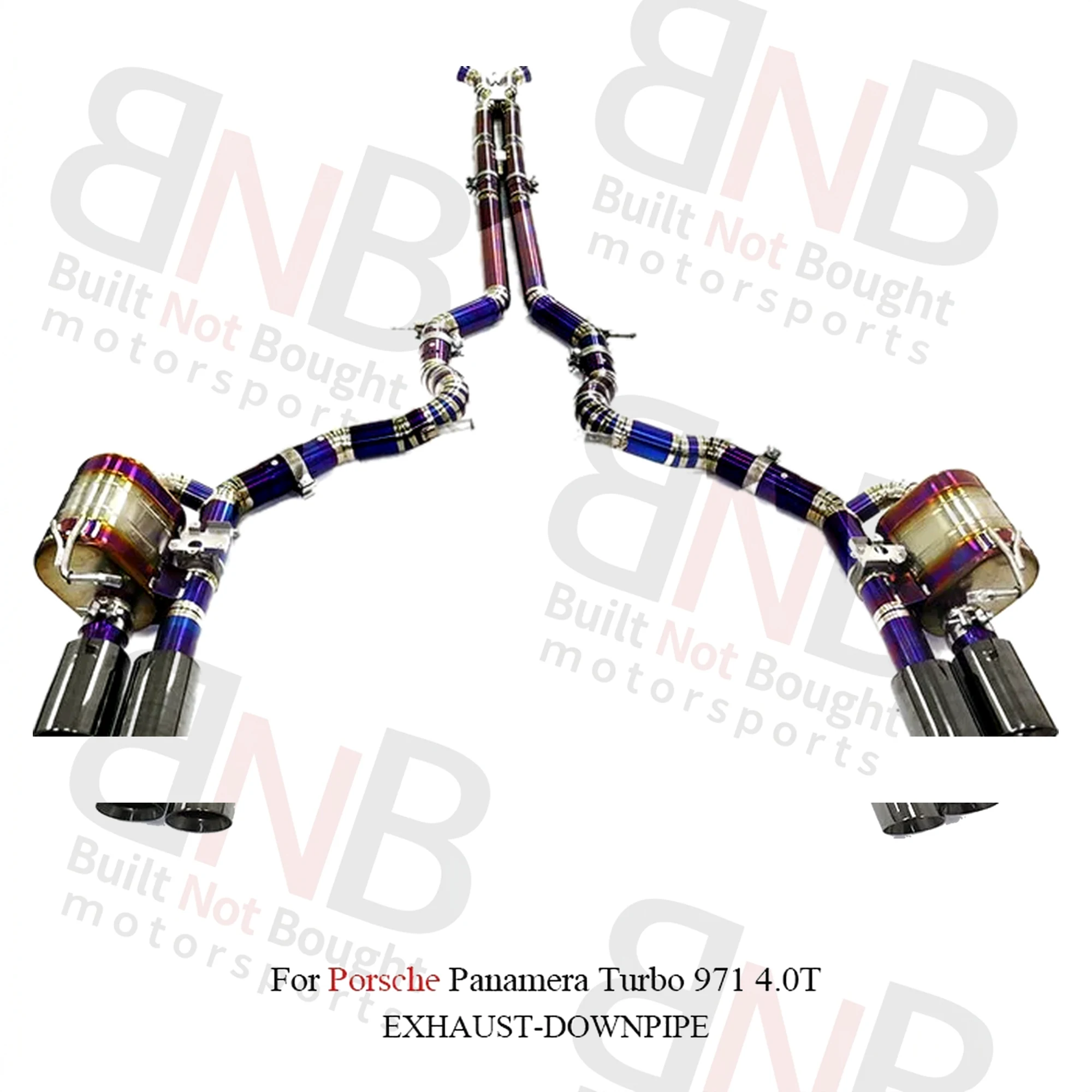 BNB Titaniumz Catback Exhaust System for Porsche Panamera Turbo 971 4.0T