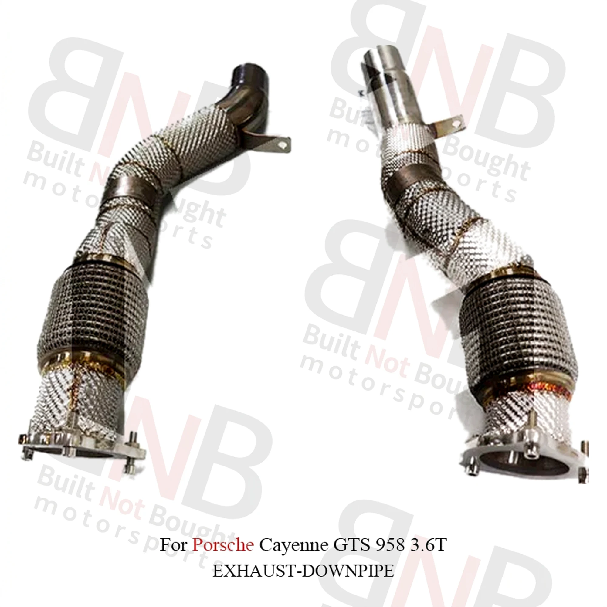 BNB Titaniumz Exhaust Front Tube Heat Shield for Porsche Cayenne GTS 958 3.6L