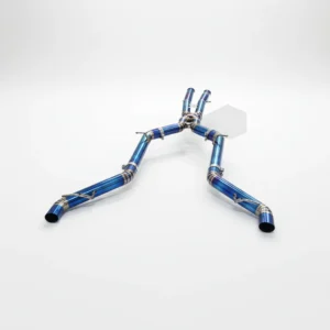 BNB Titaniumz Straight Pipe Exhaust for Mercedes-Benz AMG GT 4.0T Blue 120x60x30cm