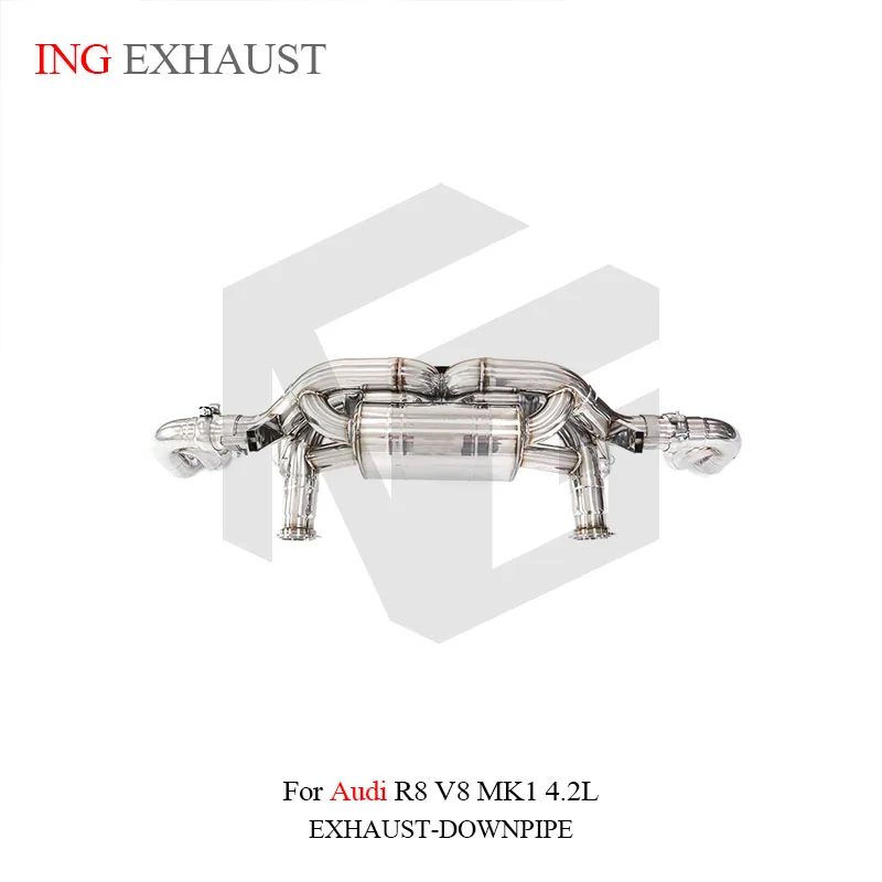BNB Titaniumz Stainless Steel Catback Exhaust Pipe Audi R8 V8 MK1 4.2L
