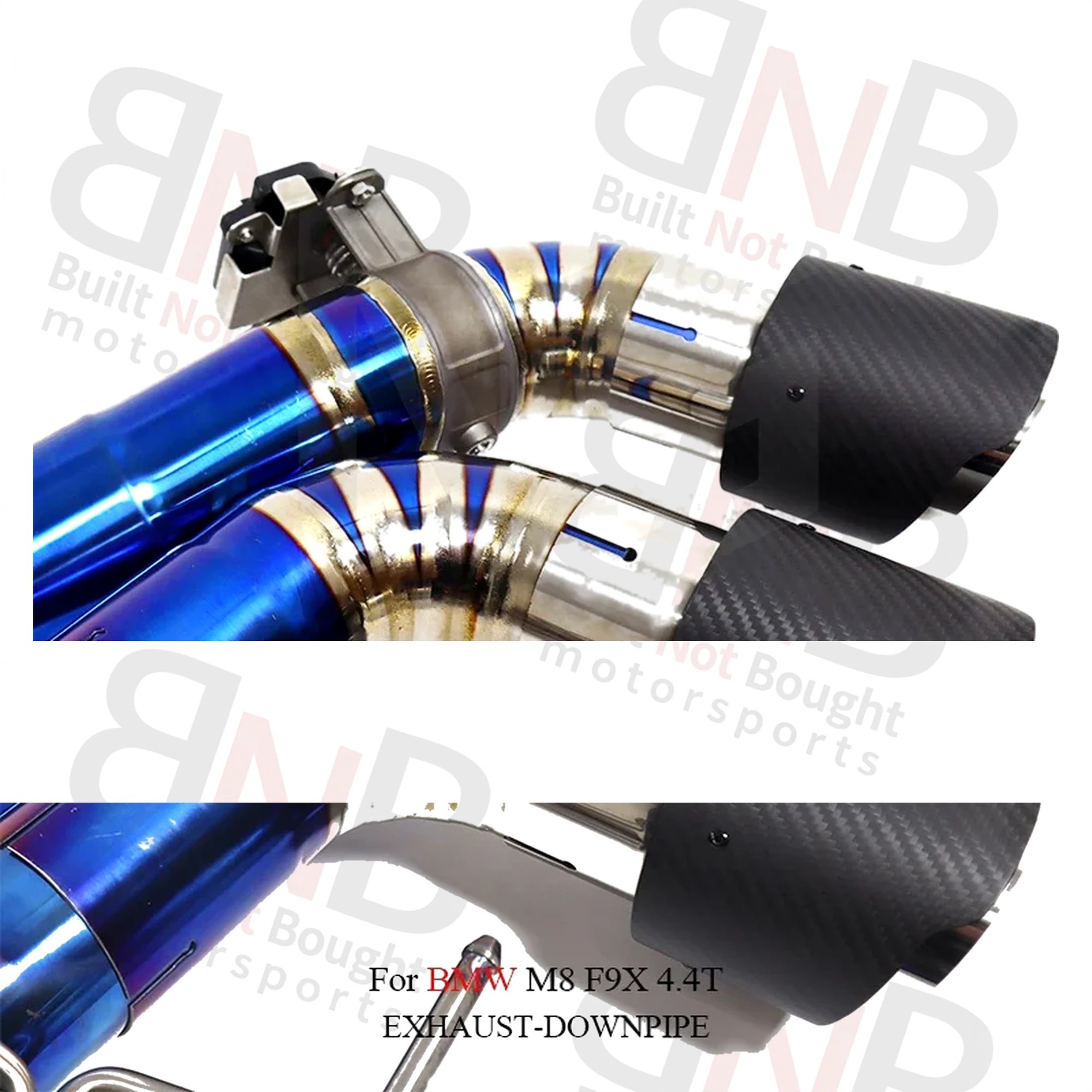 BNB Titaniumz Titanium Catback Exhaust Pipe Variable Valve BMW M8