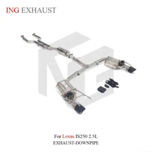 BNB Titaniumz Stainless Steel Catback Exhaust With Valve for Lexus IS250 2.5L