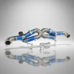 BNB Titaniumz Catback Exhaust Porsche 718 GT4 RS 4.0L Titanium Blue