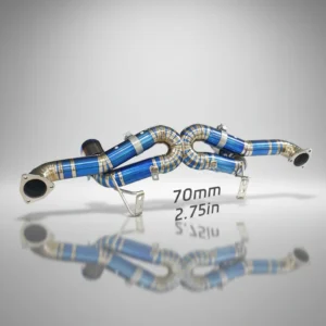 BNB Titaniumz Catback Exhaust Porsche 718 GT4 RS 4.0L Titanium Blue