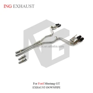 BNB BNB Titaniumz Ford Mustang GT 5.0L Catback Exhaust System Stainless Steel