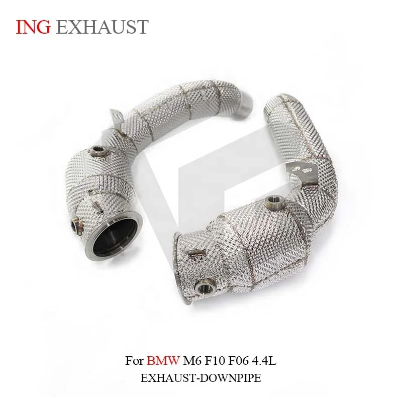 BNB Titaniumz Stainless Steel Exhaust Downpipe for BMW M6 F10 F06 4.4L