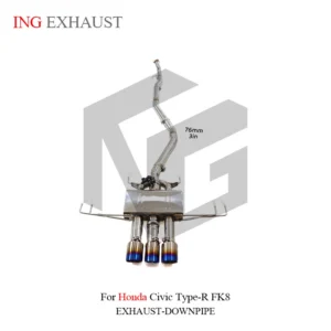 BNB Titaniumz Valvetronic Exhaust Catback Honda Civic Type-R FK8